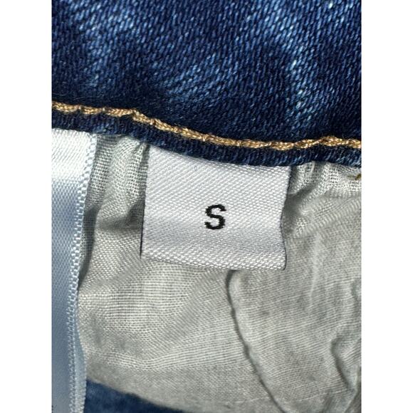 Vervet Women's Button Fly Stretch Denim Blue Cut-Off Shorts - Size S (25x3) - Picture 5 of 5